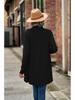 Женский однотонный свободный кардиган с длинным рукавом, осенне-зимний, 2025, европейский и американский