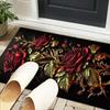 Готическая Роза Художественный Коврик для Офиса, Коврик под Кресло, Ковер для Прихожей, Подходит для Входной Двери, Спальни, Гостиной, Рабочего Стола, Праздничный Подарок