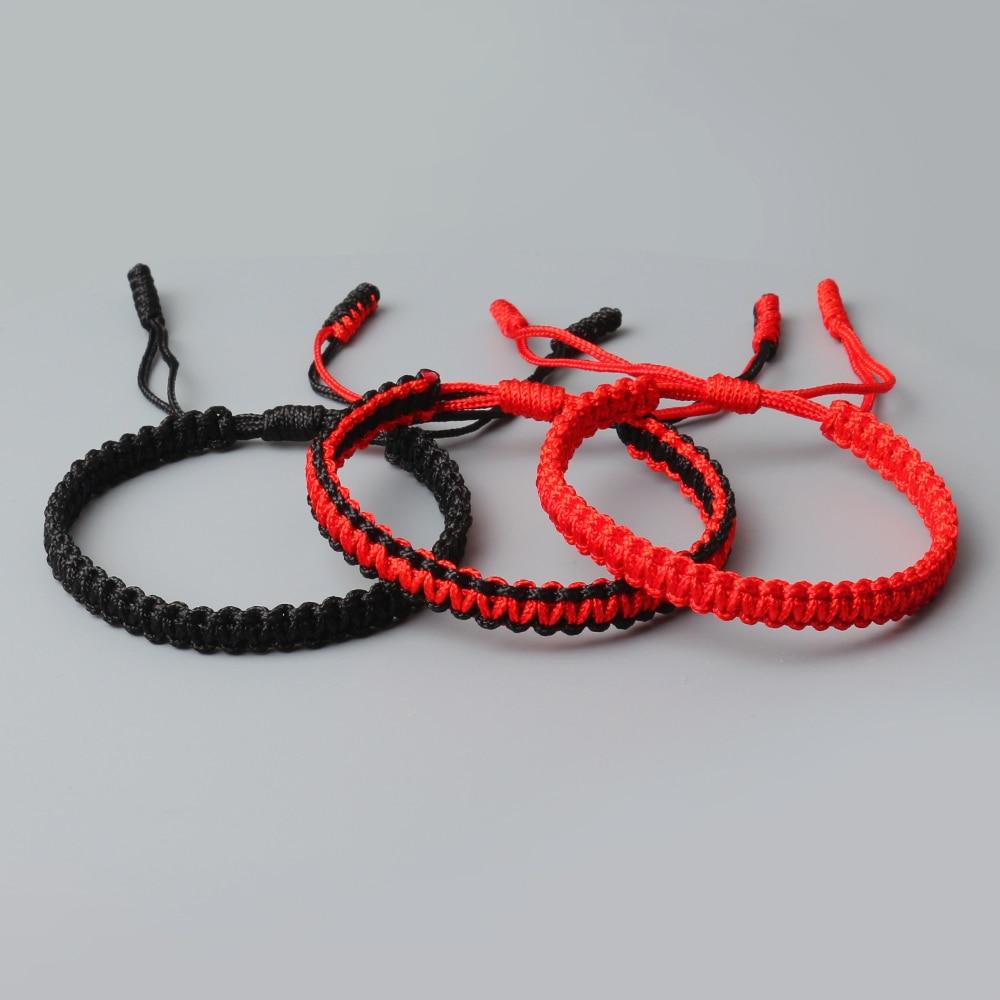 3 шт. тибетский буддийский амулет счастливый плетеный браслет на лодыжку многоцветный ручной работы узлы веревка браслет Будды для женщин мужчин подарки
