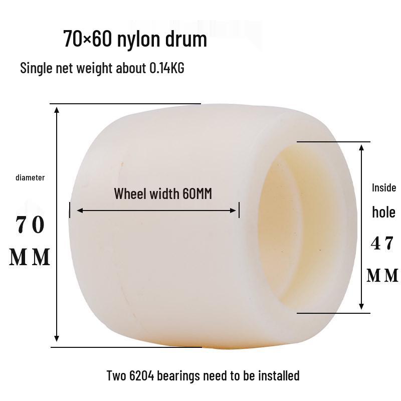 Hydraulic Pallet Truck Nylon Wheels & Iron Core PU Forklift Accessories