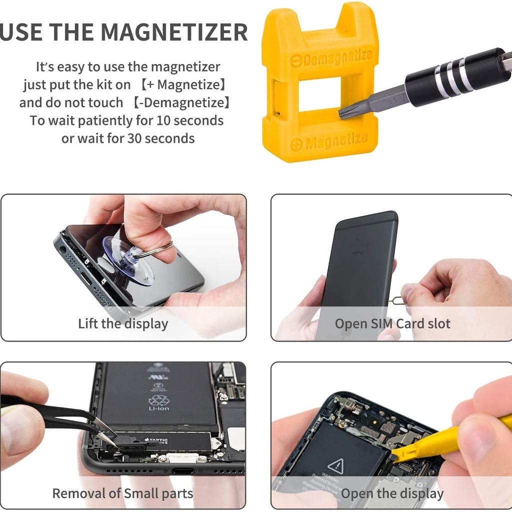 Магнитный набор для ремонта компьютера 115 в 1, набор отверток для ноутбука, набор прецизионных отверток, набор небольших ударных отверток с CaseAA
