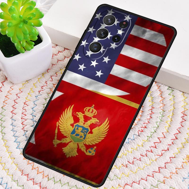 Силиконовый чехол для телефона с флагом Черногории для Samsung Galaxy note 10 pro S26 S25 S24 S23 S22 S21 Plus S25Ultra Capa Cover