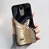For LG K4 2017 X230 K8 2017 X300 Case Luxury Fashion Butterfly Flower Painted Phone Casing Black Jelly Silicone Soft Back Cover