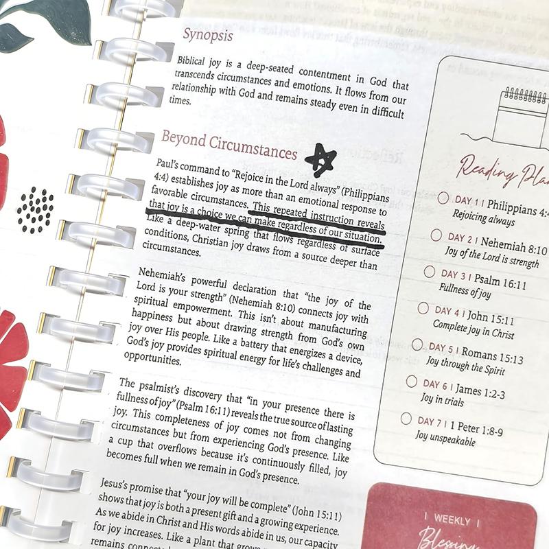 Библия за год 52-недельное исследование для женщин – Спиральный переплет Ежедневное чтение Писания и руководство для размышлений