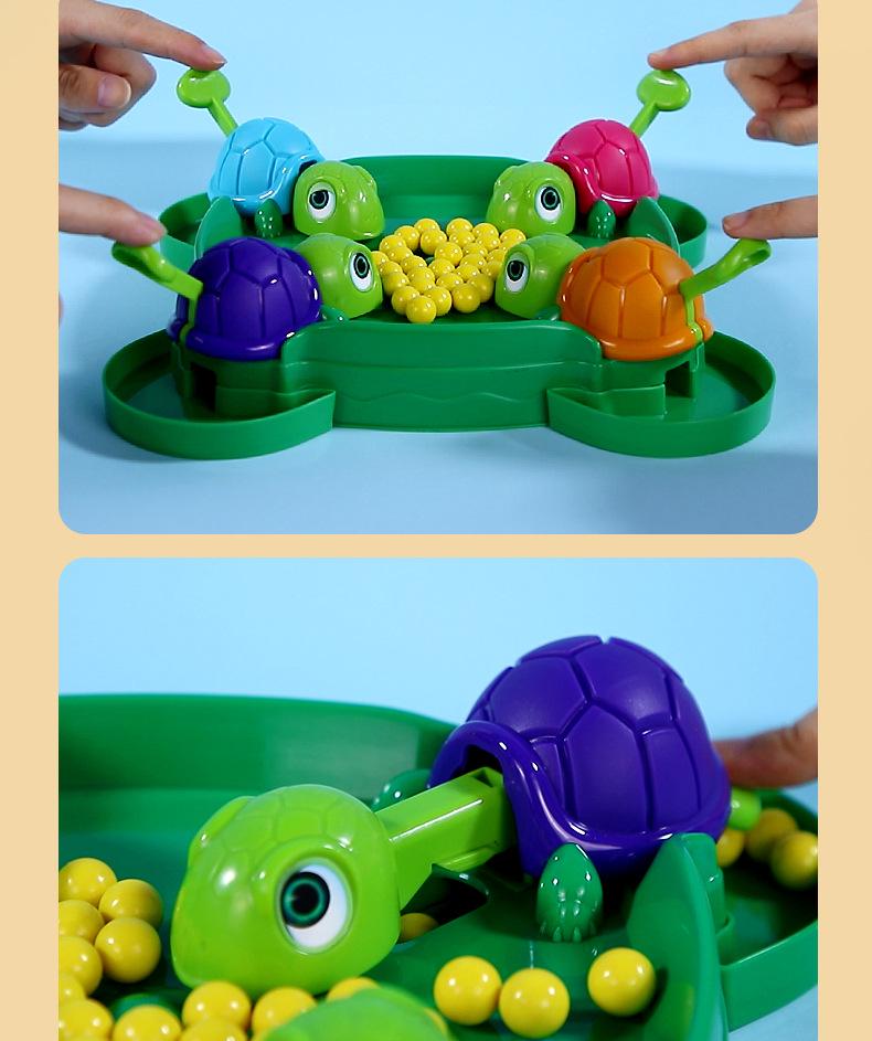 Speedy Turtle Bean Grab: Interactive Parent-Child Table Game