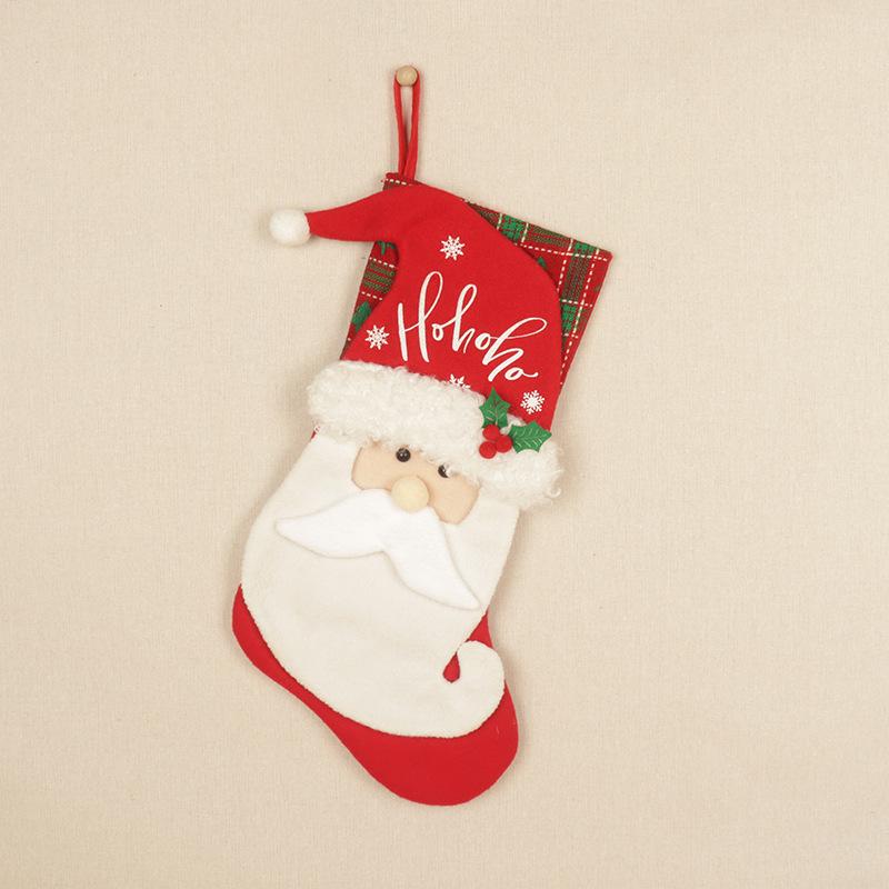 Christmas stockings christmas gifts gift bags stockings christmas decoration christmas tree pendant candy bag pendant gift box