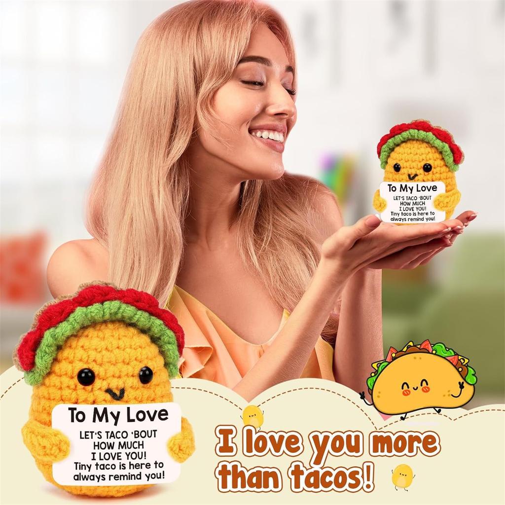 Actively Crocheting Sandwich Hand Puppets