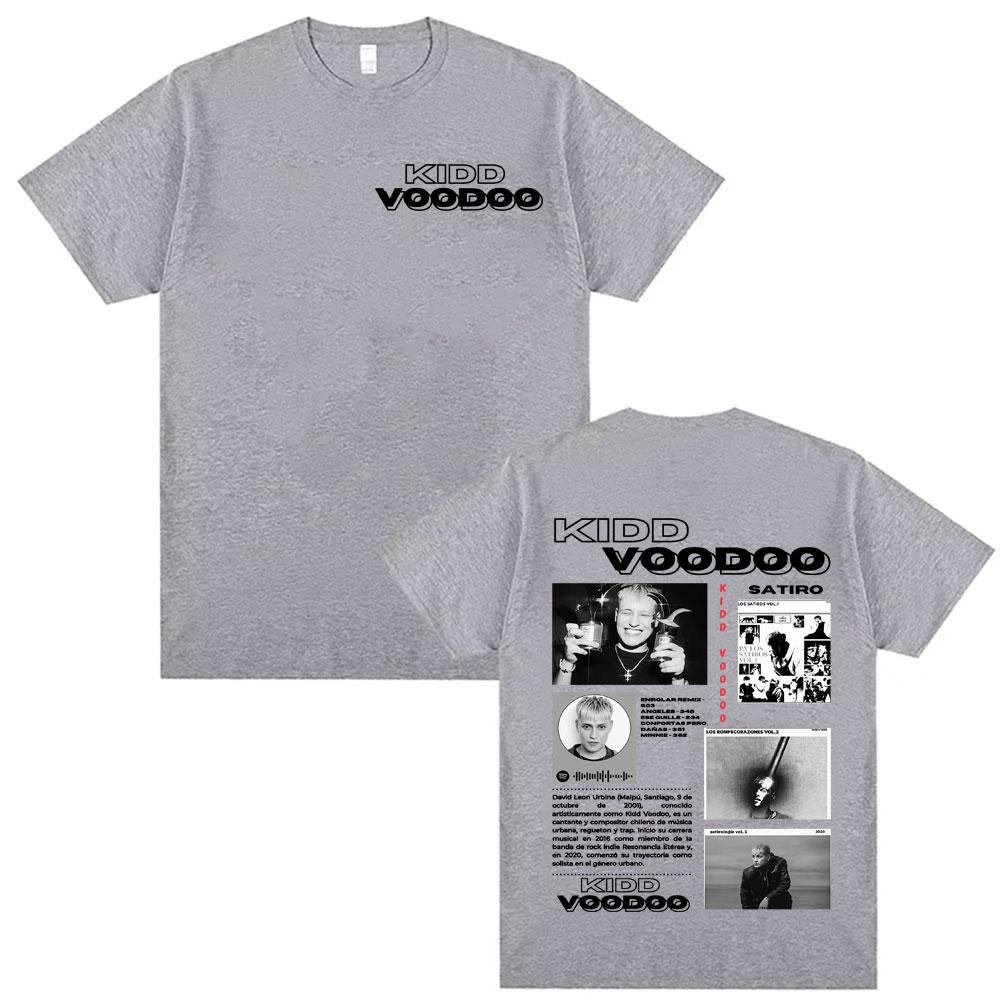 Kidd Voodoo Satiro Tour 2025 Graphic Tee Shirt Unisex Women Vintage Harajuku Hip Hop Tshirt High Quality Oversized Classic T Shirt