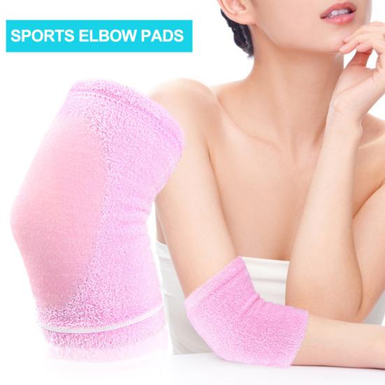1 Pair Winter Warm Sports Elbow Pads Soft & Comfortable Elbow Compression Sleeve for Tendonitis Anti-collision Arm Support Braces for Outdoor