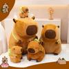 Cute fluffy plush toy, capybara, perfect as a birthday gift, interior decoration, or store decoration. Includes a turtle bag (33cm)