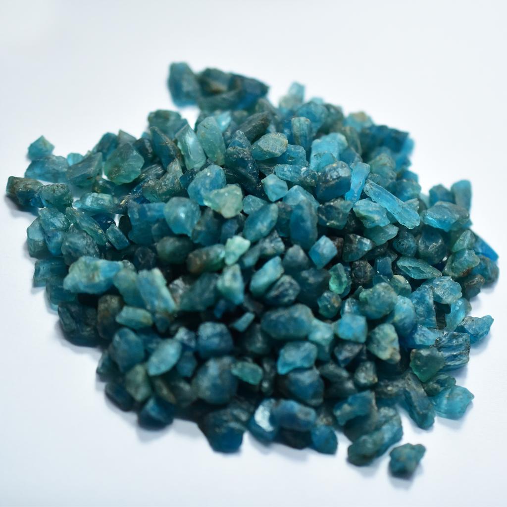 142.9 Ct Raw Apatite CERTIFIED Gemstone Natural Blue Uncut Rough Loose Gemstone