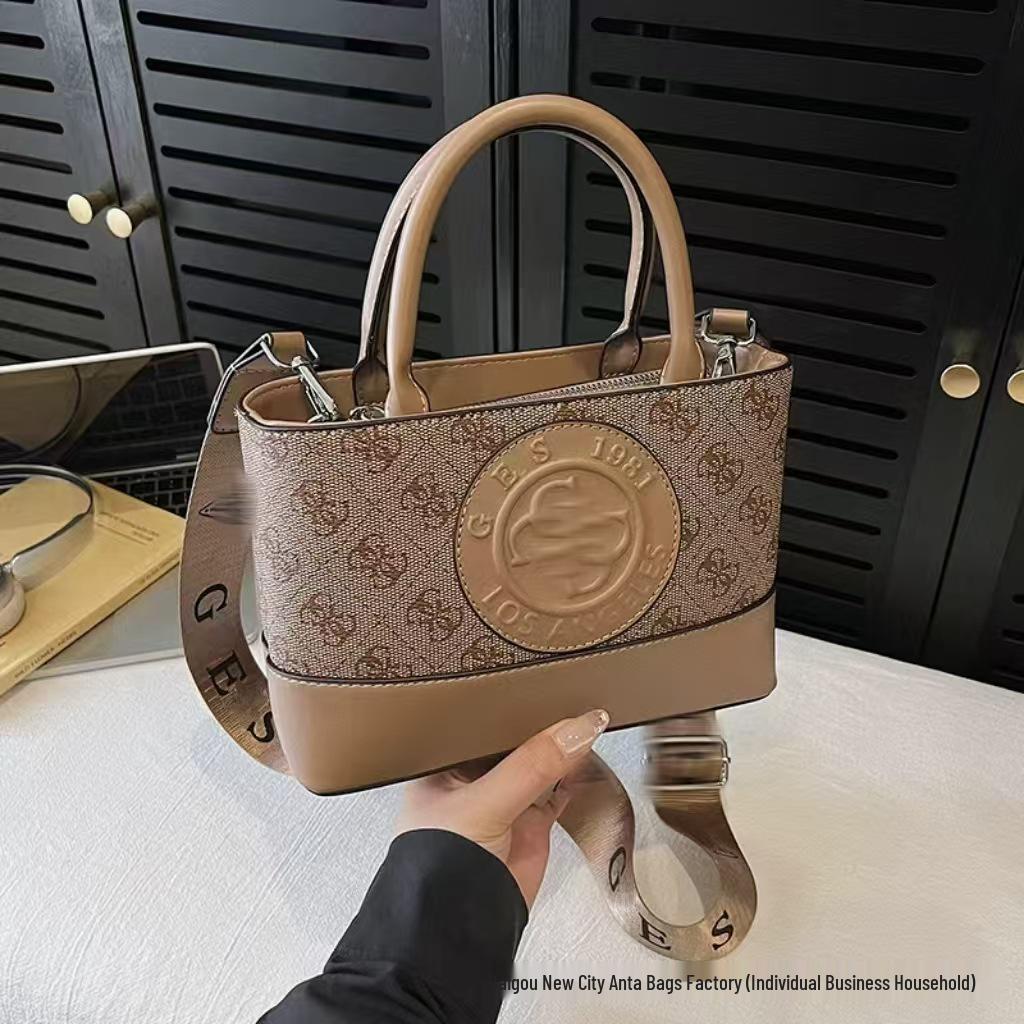 Взрывная новая сумочка: Женская стильная сумка кроссбоди с принтом и универсальным широким плечевым ремнем