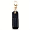 Ultra-Fine Synthetic Faux Leather Pencil Box - Portable Pen Protective Case with Clip - Badge Holder, Key Chain or Neck Band