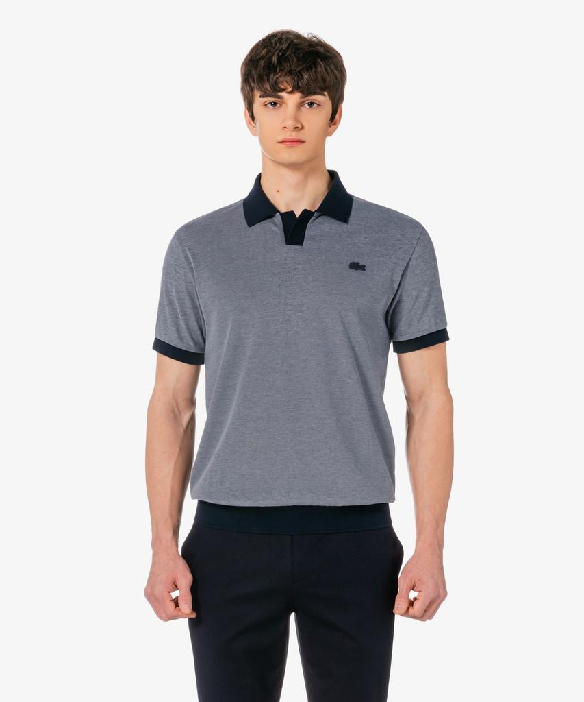 LACOSTE Men'S Basic Open Collar Short Sleeve Polo Shirt Ph387E-56G 5I1