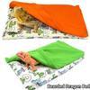 Bearded Dragon Bed with Pillow and Blanket Comfortable Warm Sleeping Bed with Plush Cover for Leopard Gecko