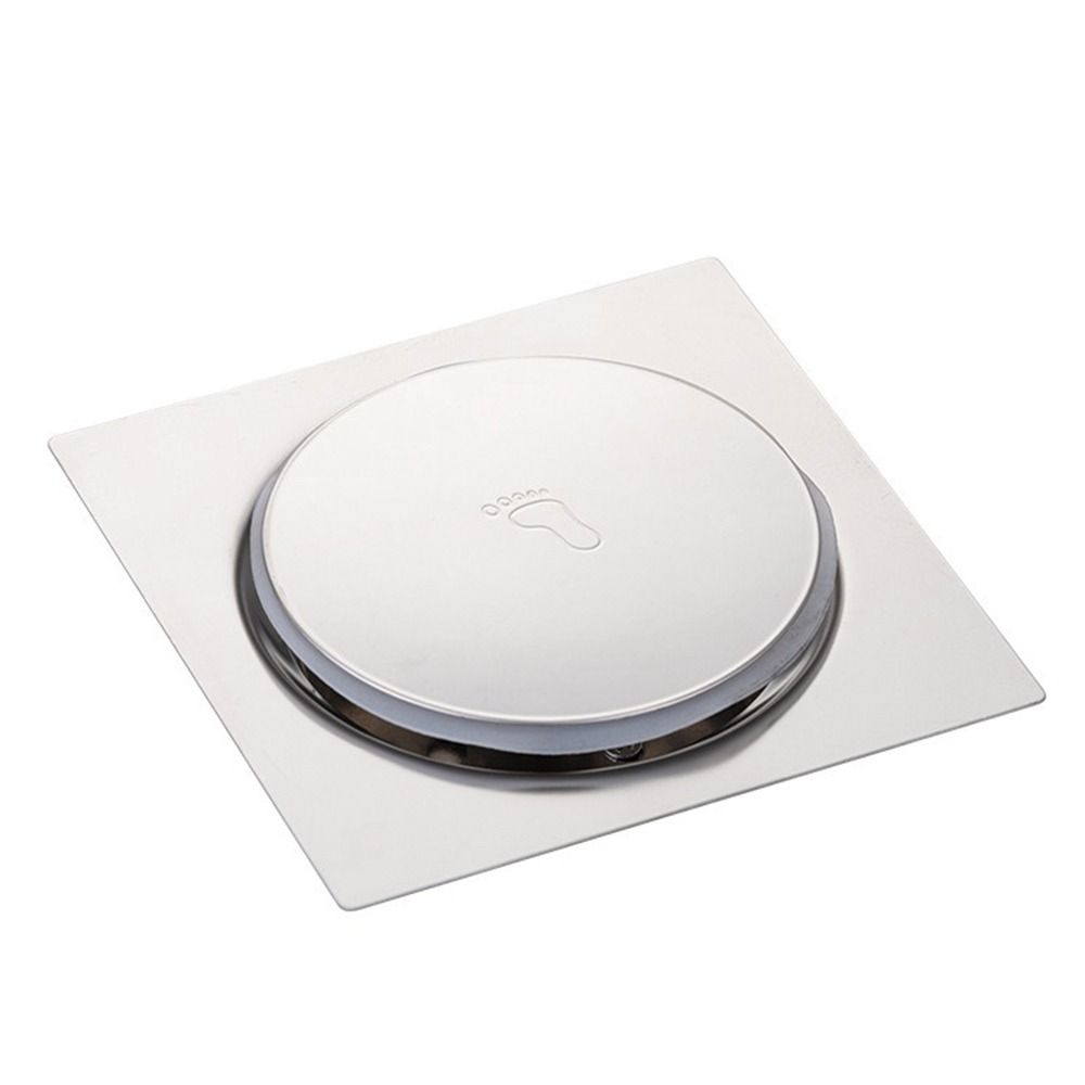 Pop Up Bounce Shower Foot Floor Drain Stainless Steel Drain Filter Durable Sewer Floor Strainer