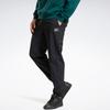 Reebok X Eightyone 81 Тканые джоггеры с принтом векторного логотипа с манжетами, унисекс, черные H45572