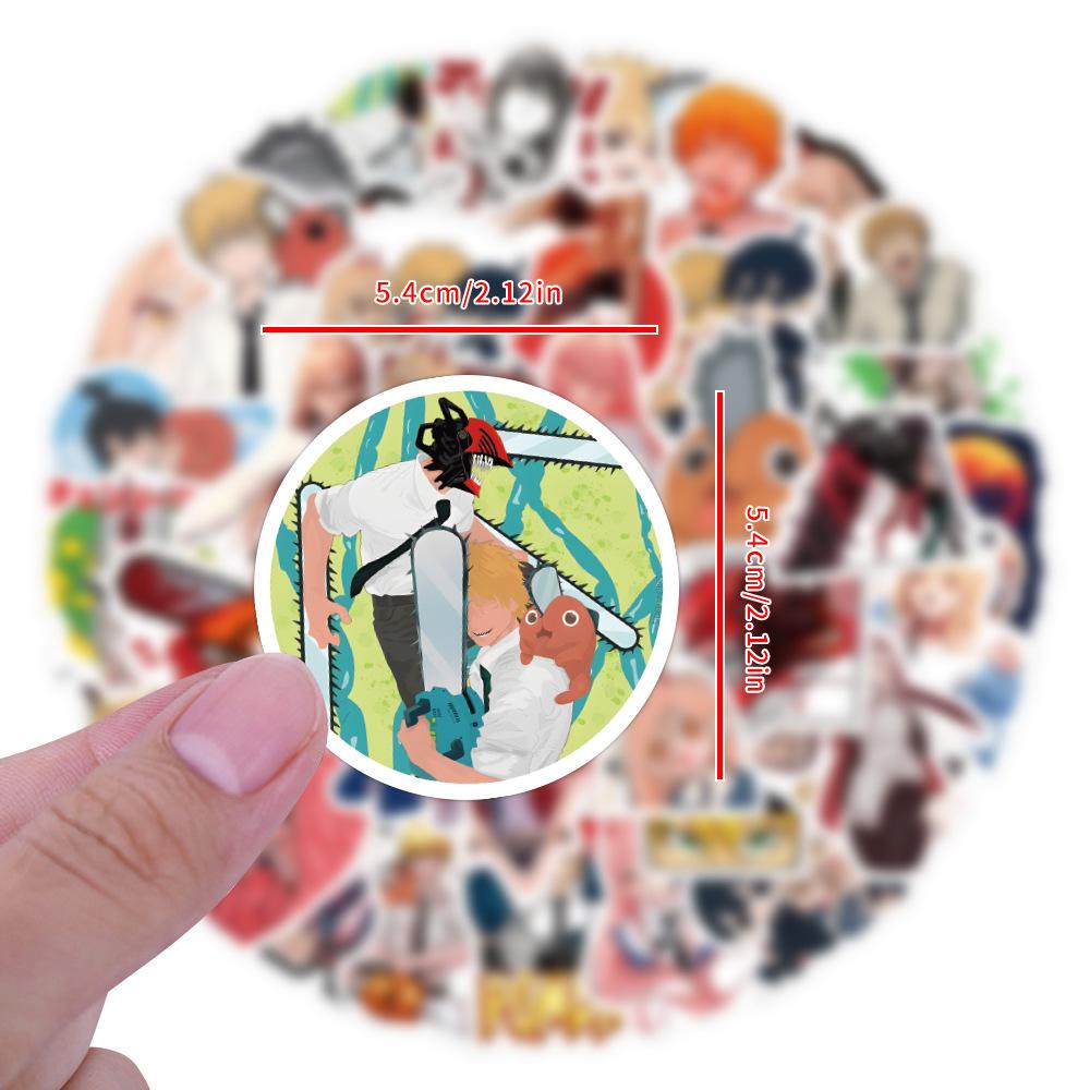 10/50 шт., наклейки с изображением человека бензопилы, гаффити, наклейки для DIY, багажа, ноутбука, скейтборда, велосипеда, наклейки