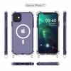 Прозрачный чехол для iPhone 14 Pro Max со встроенным магнитным ремешком через плечо