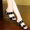 Women Fashion Versatile Summer High Heel Sandals Lady Sexy Comfortable High-heeled Slippers Elegant  Minimalist Women Shoes