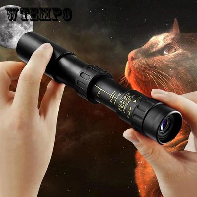 Портативный мощный бинокль с 10-300-кратным зумом HD, профессиональный телескоп дальнего действия, монокулярная подзорная труба, низкое ночное видение для комплекта охотничьих телескопов