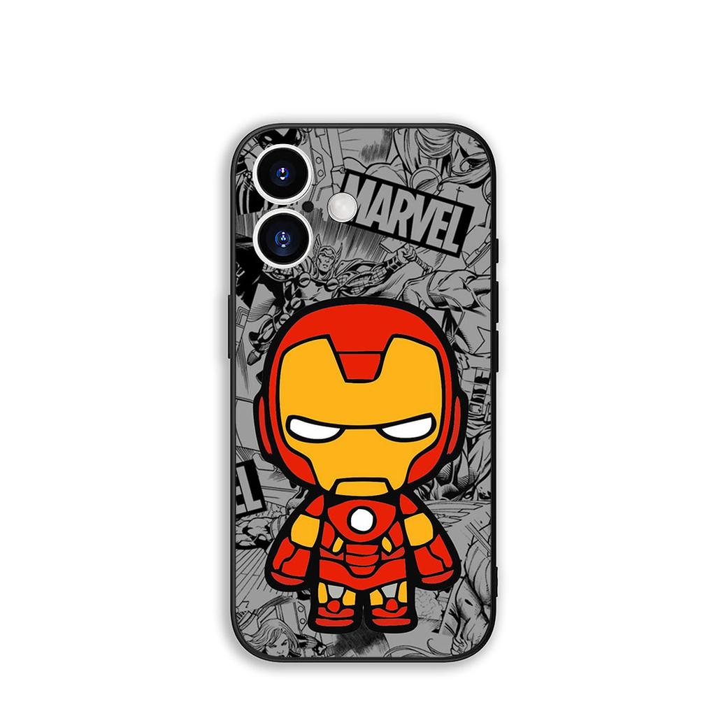 Для Apple iPhone 16 15 14 Plus 13 12 Mini 17 Pro Max + ProMax 16E Air 15+ Чехол для телефона Marvel Человек-паук Человек-паук Чехол