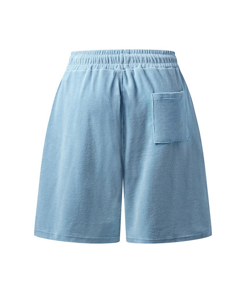 ERER Men Towel Shorts Sky Blue