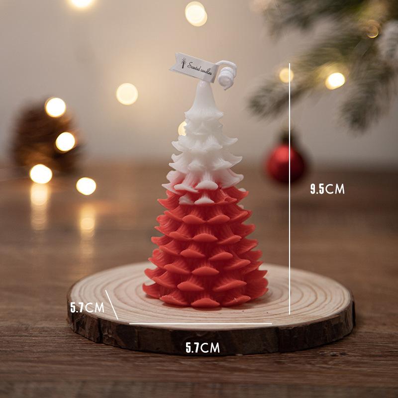 Ins Christmas Tree Aromatherapy Candle Home Creative Styling Candle Souvenir Christmas Gift