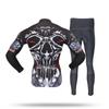 Дышащие велосипедные майки, комплект одежды для велоспорта, быстросохнущая мужская велосипедная одежда с длинными рукавами, костюм, колготки