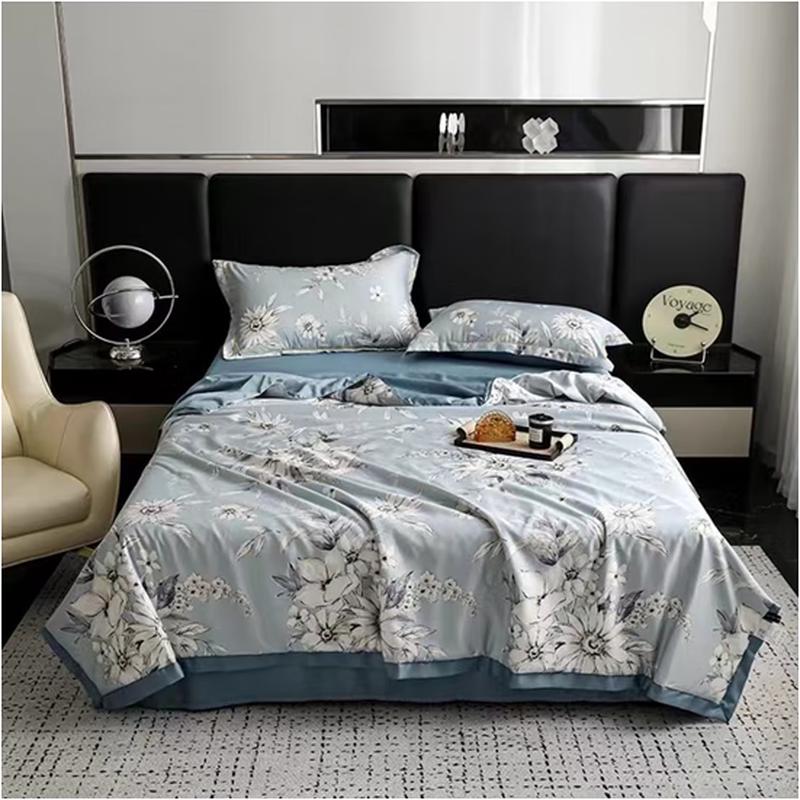 Shanshan Dream Flower Washed Silk Feel Summer Cooling Quilt
