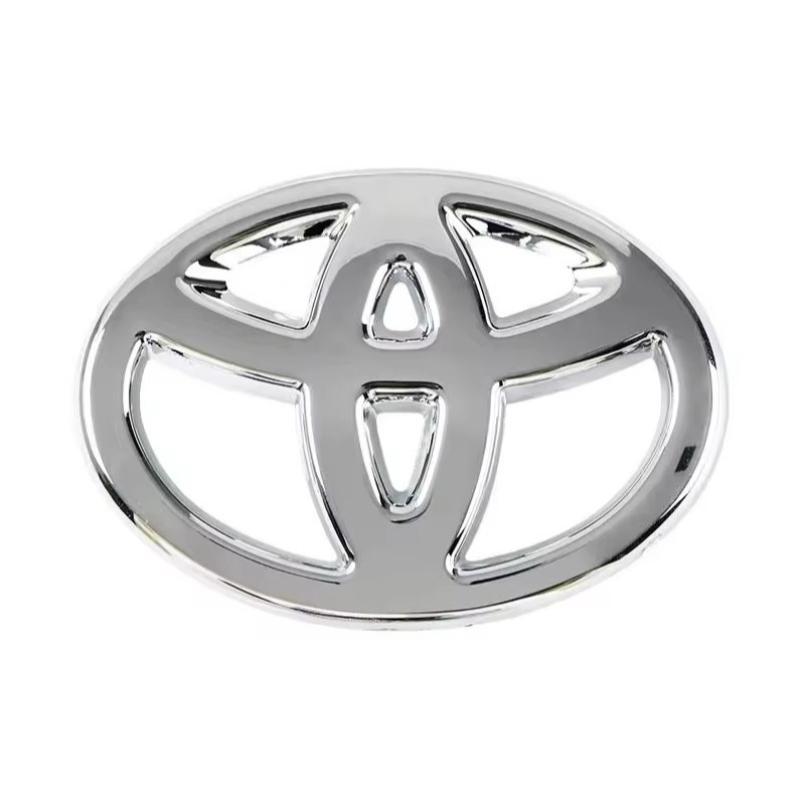 DCBQ5 1PC ABS Car Steering Wheel Emblem Badge Sticker Compatible for Toyota Hilux Prius Avensis Auris Verso Corolla Camry Accessories