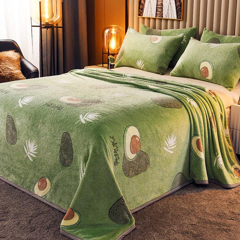 Одеяло из кораллового флиса на осень-зиму, теплая портативная простыня, покрывало для сна, одеяла для детей, домашний текстиль