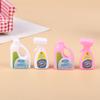 1Set Dollhouse Miniature Laundry Tools Storage Basket Bucket Detergent Electric Iron Home Decor Toy Doll House Accessories