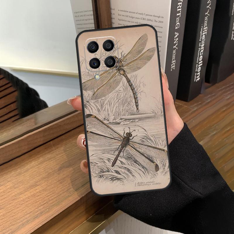 Dragonfly Pattern Case For Samsung Galaxy M13 M53 M51 M31 M11 M14 M34 M54 M12 M32 M52 M16 M36 M56 M15 M35 M55