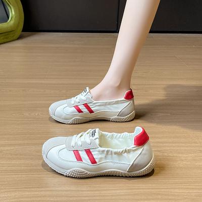 Маленькие белые туфли женские весенние новые студенческие повседневные спортивные универсальные кеды
