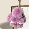 Брелок в виде кролика, искусственный мех, брелок в форме кролика, сумка, брелок, брелок, кулон, подарок на день рождения, праздничный аксессуар для кошелька