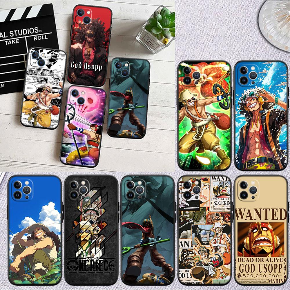 Чехол-бампер One Piece GOD Usopp для Redmi Note 8 9 Pro Max 9S 9T 9C NFC 8T 8A 10A A4