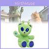 Bear Alien Green Cute Cartoon Plush Toy Durable Short Childhood Doll Collection