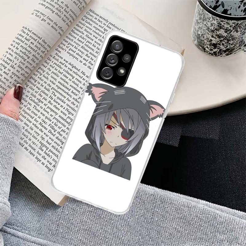 Чехол для телефона Girl Infinite Stratos для Samsung Galaxy S10 S21 S22 Plus Ultra A91 A51 A21S A12, прозрачный чехол для телефона