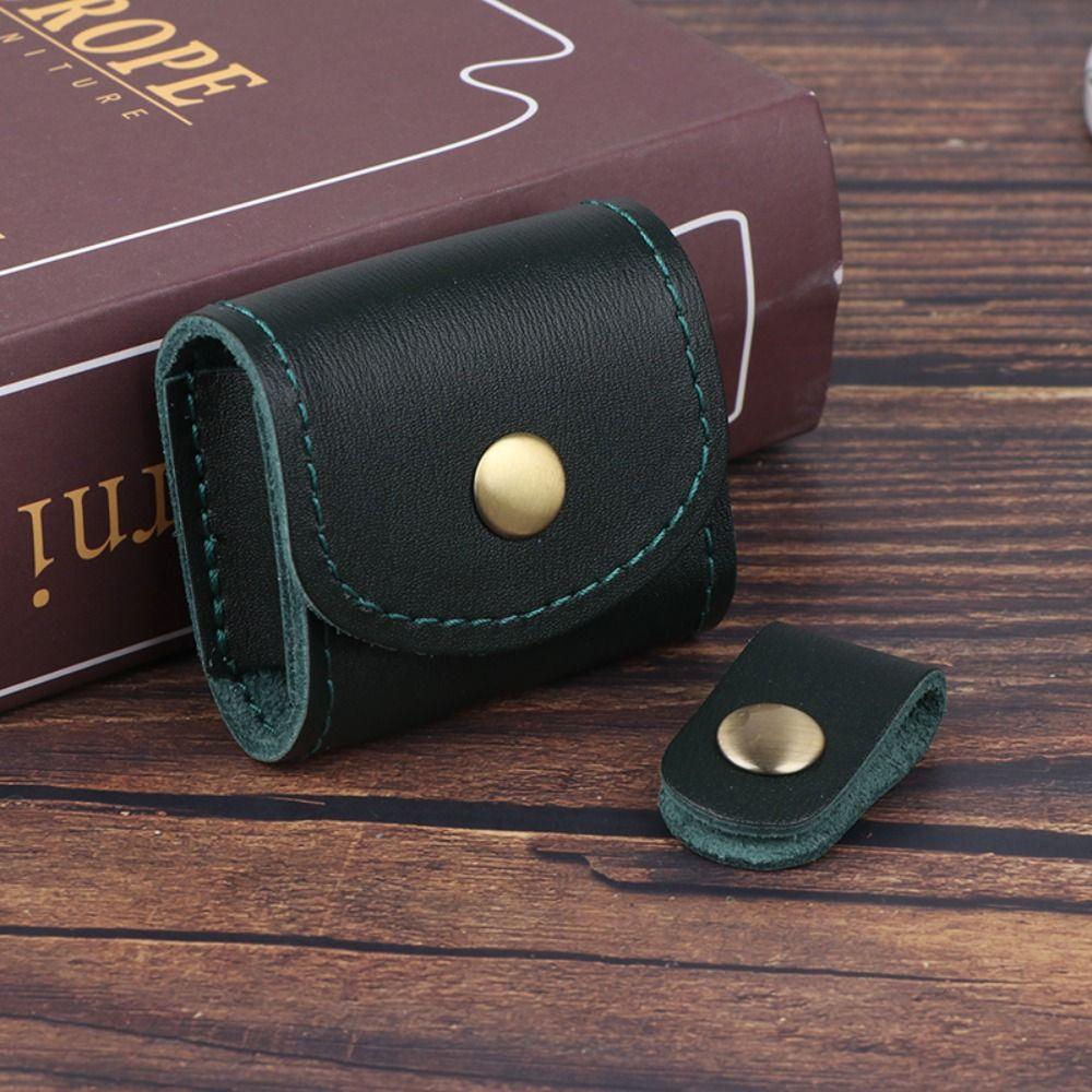 Waterproof Leather Data Cable Storage Box Mini Mini Coin Purse Key Holder Headphone Bag Travel