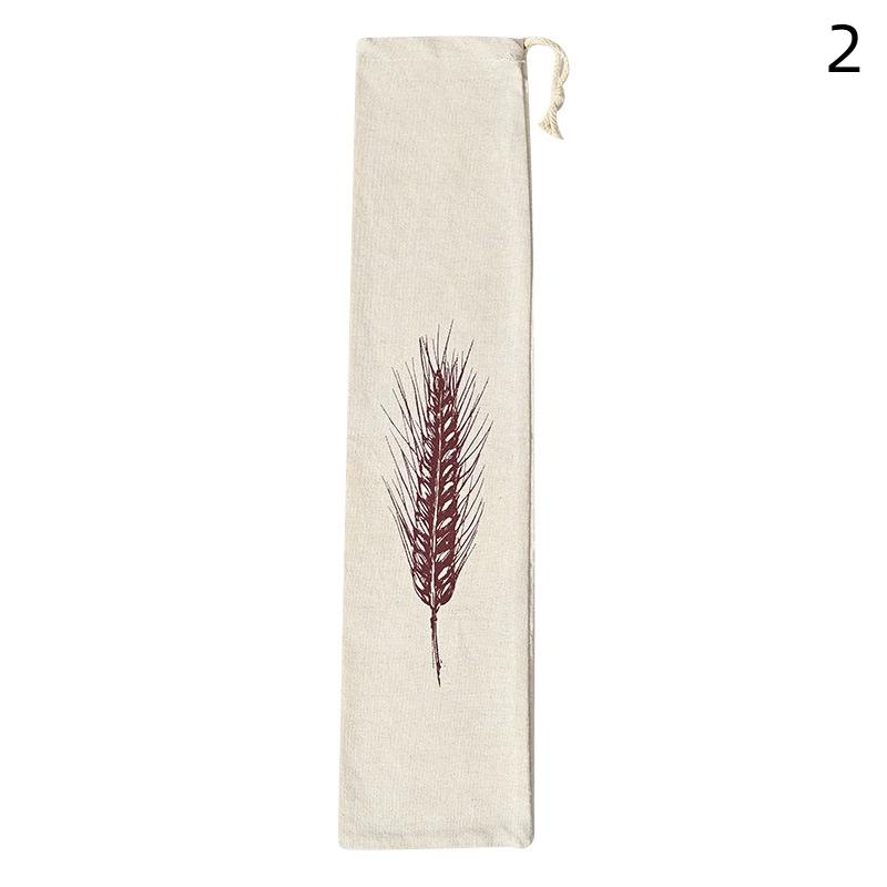 Льняной мешок для хлеба Многоразовый мешок для багета Хлопковый мешок для хранения со шнурком Буханка Домашний хлеб Свежий Экологичный Для хранения багета