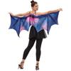 Role Play Green Purple Wings One Size Dragon Demon Wings Women's Dragon Horn Wings  Adult