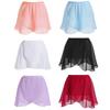 Girls Ballet Skirts Dance Chiffon Wrap Skirt Kids Dance Gymnastic Costume