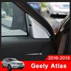 Декоративная накладка на внутренний треугольник передней двери, стойка А для Geely Atlas Boyue Emgrand NL-3 2017 2018