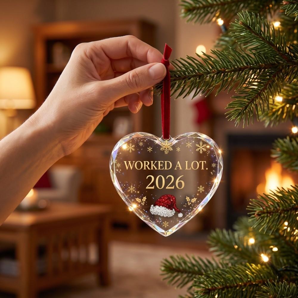Hanging Love Attitude Slogan Pendant Christmas Tree Ornaments Christmas Gift Giving