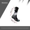 In-Stock Elite Mid-Calf Basketball Socks: High Elastic, Breathable, Anti-Slip, Towel Bottom, Sweat-Absorbent Training Socks