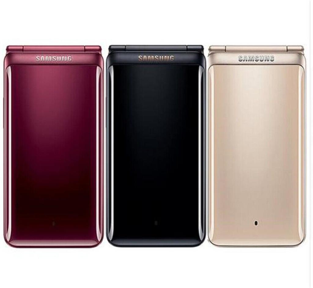 Восстановленный Samsung Galaxy Folder 2 G160N 4G LTE Оригинальный 2 ГБ ОЗУ 32 ГБ ПЗУ Раскладушка Разблокированный Смартфон
