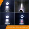 Светодиодные противотуманные фары для мотоцикла U7 Spotlight Дневные ходовые огни с белыми ангельскими глазками и кольцом-гало, с переключателем, 2 комплекта