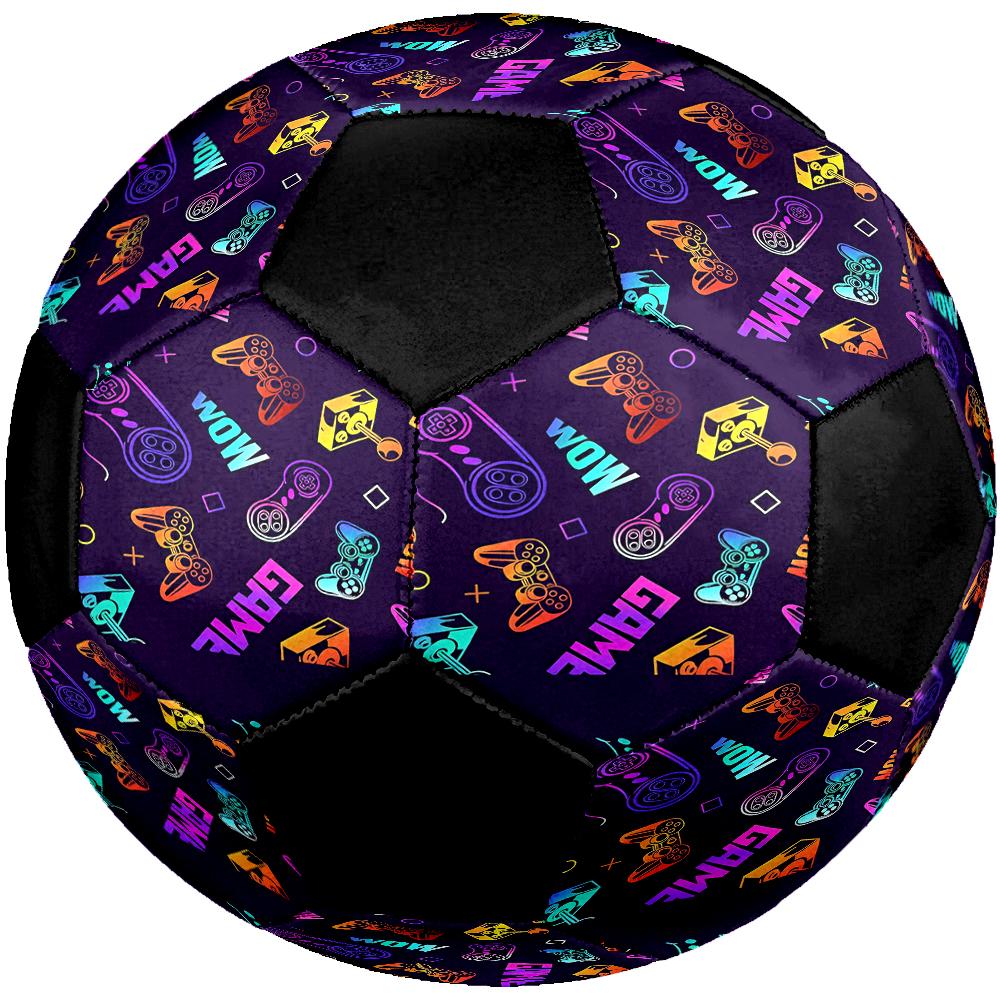 Тема Игрового Контроллера Размер 5 Футбольный Мяч, Подходит для Матчей как в Помещении, так и на Улице, Подарок, Подходящий для Всех.