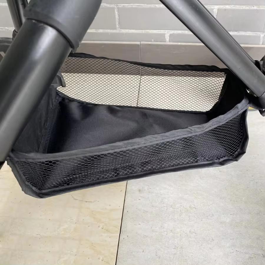 Сумка-органайзер на дно детской коляски для хранения на улице, контейнер-корзина для салфеток и игрушек с жестким дном, сетчатый держатель-сумка для коляски